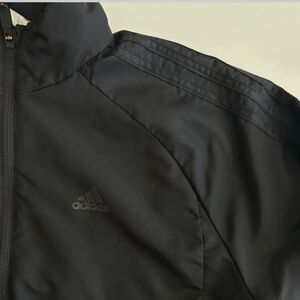 Adidas Black Windbreaker Jacket